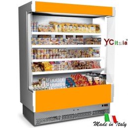 Espositore murale L1580 X P 764 X H 2040 refrigerato Salumi e Latticini|Espositori murali profondità 800