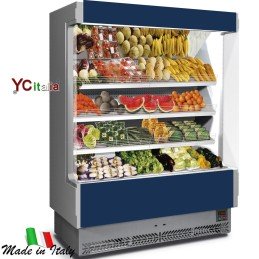 Espositore murale L1580 X P 764 X H 2040 refrigerato frutta verdura|Frigo murali per frutta
