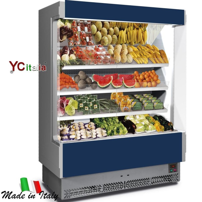 Espositore murale L1580 X P 764 X H 2040 refrigerato frutta verdura|Frigo murali per frutta