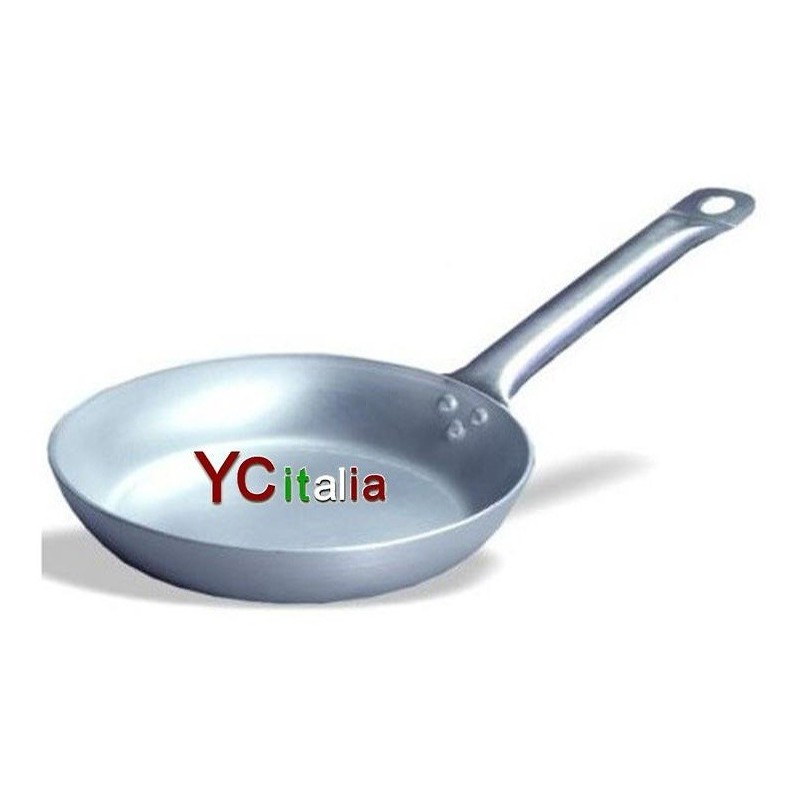 Padella in alluminio, manico in acciaio inox