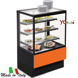 Vetrina refrigerata vetro dritto L1505xP763xH1391|Banchi pasticceria