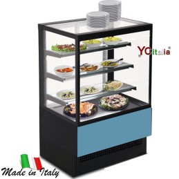 Vetrina refrigerata vetro dritto L1505xP763xH1391|Banchi pasticceria