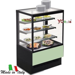 Vetrina refrigerata vetro dritto L1505xP763xH1391|Banchi pasticceria