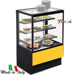Vetrina refrigerata vetro dritto L1505xP763xH1391|Banchi pasticceria