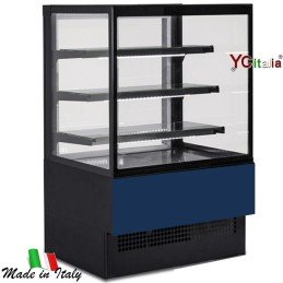 Vetrina refrigerata vetro dritto L1505xP763xH1391|Banchi pasticceria