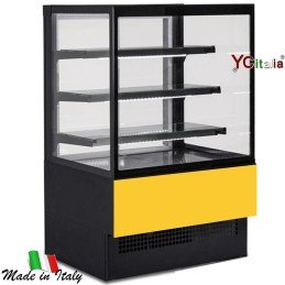 Vetrina refrigerata vetro dritto L1505xP763xH1391|Banchi pasticceria