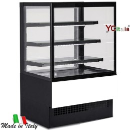 Vetrina refrigerata vetro dritto L1505xP763xH1391|Banchi pasticceria