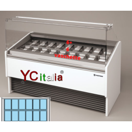 Vetrina gelato Strike vetri dritti 18 vaschette9.168,00 €Banchi gelaterieF.A.R.H. Snc Di Bottacin Antonio & C