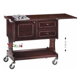 1 087,00 €F.A.R.H. Snc Di Bottacin Antonio & CFlambé trolley 1 plaque d'incendie 145x58x91 hChariots à bouteilles