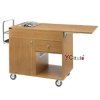 Flambé trolley 105/137x57x91h 1部火焰2起。