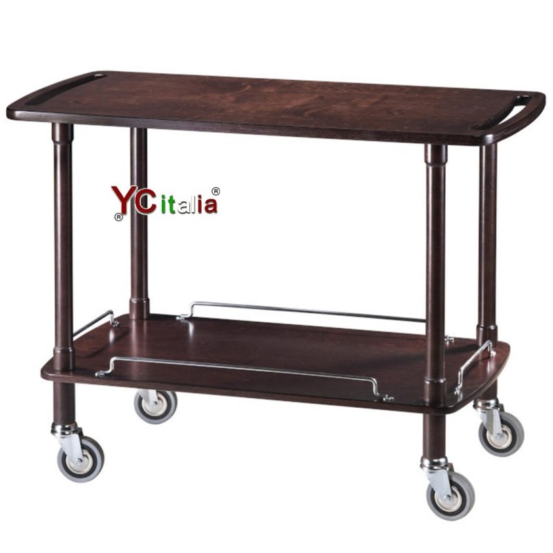 Carrello in legno per servizio 110x55x82 h