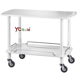 Carrello in legno per servizio 110x55x82 h