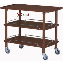 654,00 €F.A.R.H. Snc Di Bottacin Antonio & CChariot en bois pour le service 110x55x89 hElegancy trolleys 3 étages