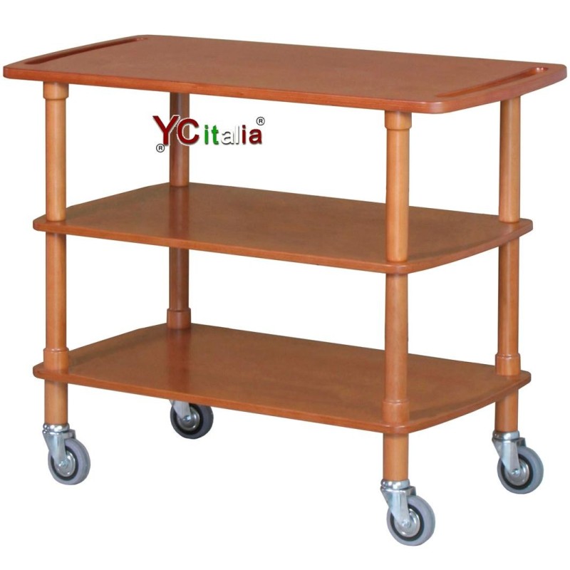 541,00 €F.A.R.H. Snc Di Bottacin Antonio & CChariot en bois 110x40x89 hElegancy trolleys 3 étages