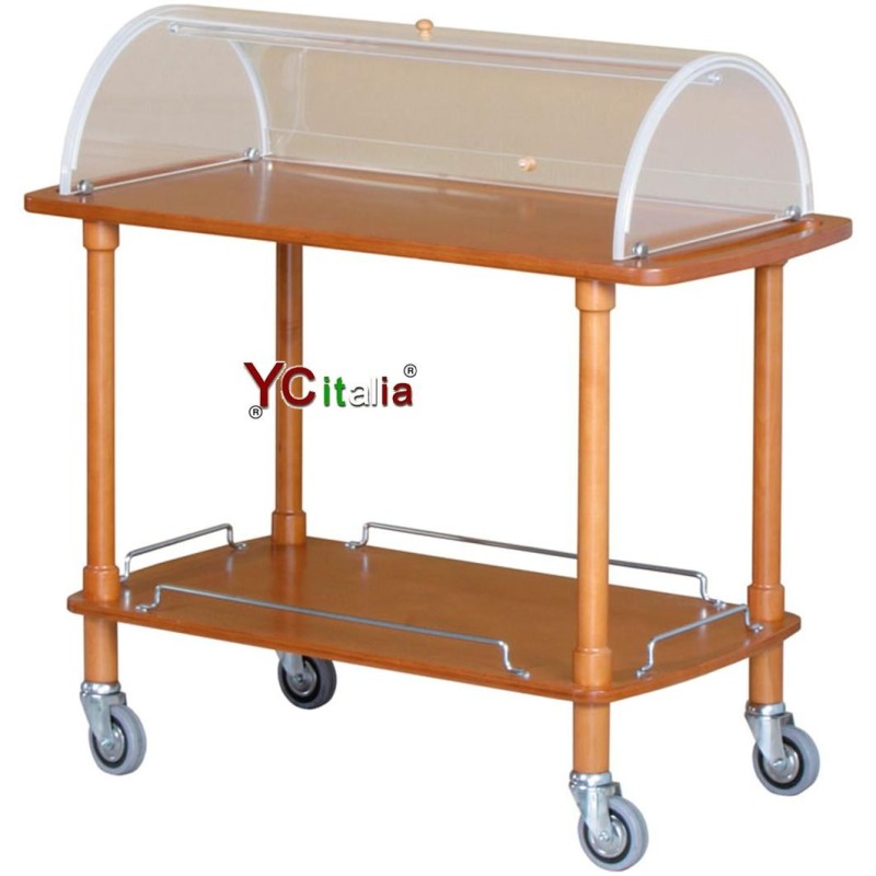 779,00 €F.A.R.H. Snc Di Bottacin Antonio & CChariot en bois 110x55x107 hDessert and cheese trolleys