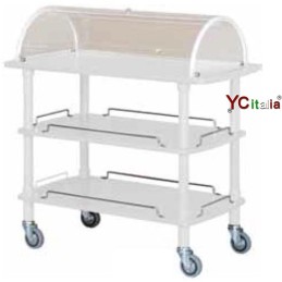 817,00 €F.A.R.H. Snc Di Bottacin Antonio & CChariot en bois noyer110x55x114 hCheese and sweet carts