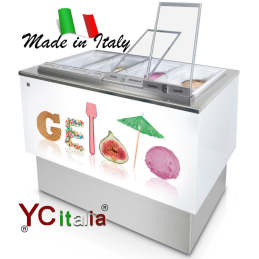 10.155,00 €F.A.R.H. Snc Di Bottacin Antonio & CLinea professional Vetrine gelateria con carapineVetrina gelato Bellevue