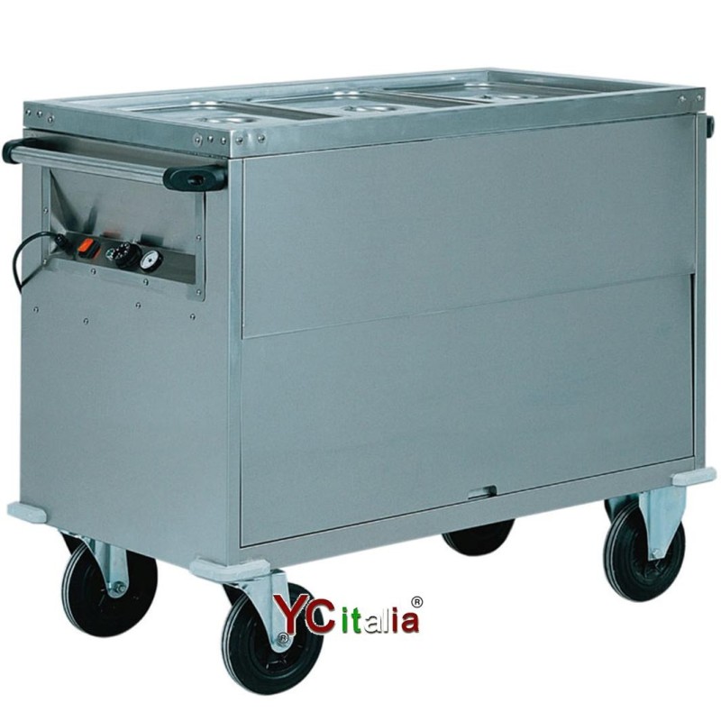 Carrello bagnomaria 3 g/n 130x680x920 h1.526,50 €1.526,50 €Carrelli bagnomaria termiciF.A.R.H. Snc Di Bottacin Antonio & C