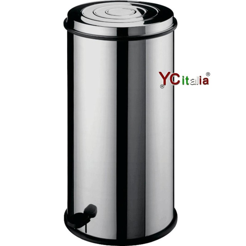 Poussoir rond en acier inoxydable Ø32-59h/30lt