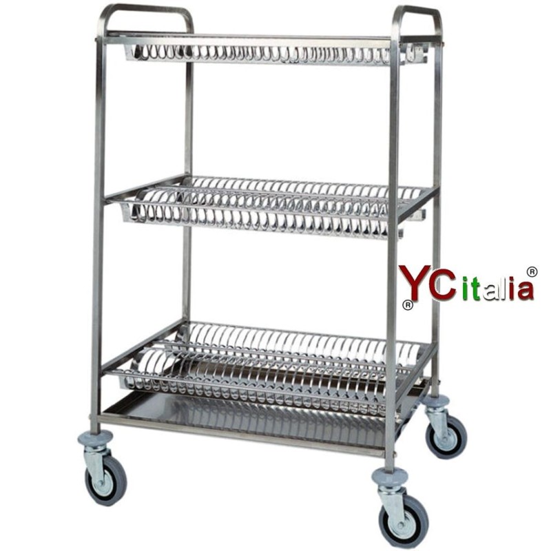 Carrello portapiatti 97x103x86 h