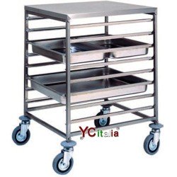 Carrello portateglie 64,5x62x94(h)