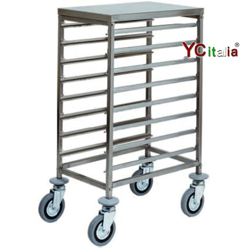 Carrello portateglie gn 1/1 44,5x62x94(h)