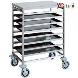 Trolley 8 bacs 60x40