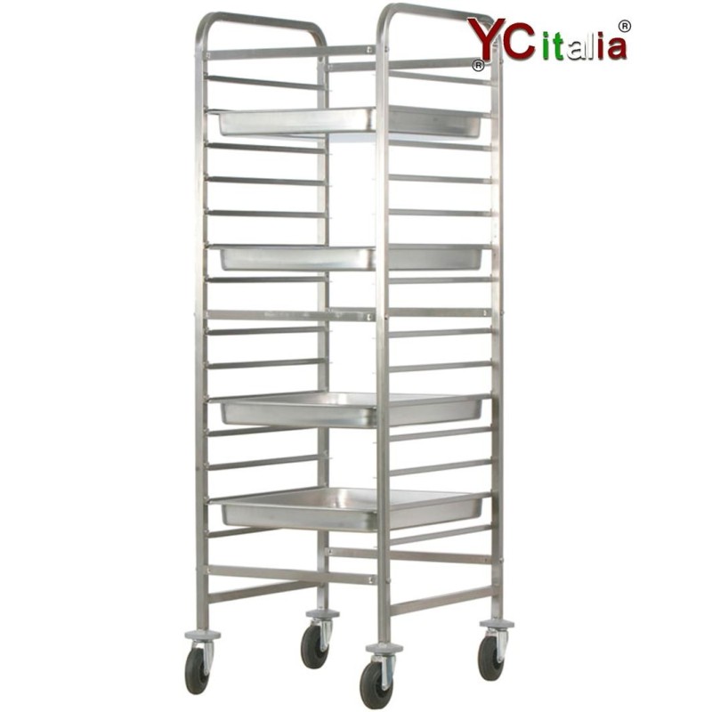 Carrello portateglie rinforzato 65,5x72x181(h)