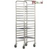 Carrello portavassoi 12 inox