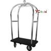 Carrello portavaligie inox 110x62x198 h