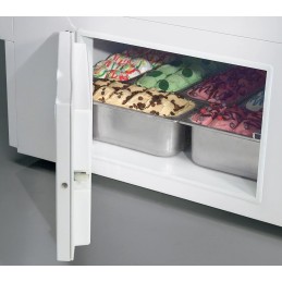 Vetrina 6 gusti con vetri curvi|Vetrine gelato