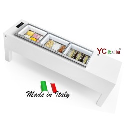 Vetrina gelato Bellevue per carapine|Linea professional Vetrine gelateria con carapine