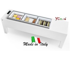Vetrina gelato Bellevue per carapine|Linea professional Vetrine gelateria con carapine