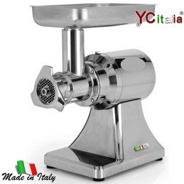Tritacarne in ghisa, monofase, bocca 22 cm|Tritacarne professionale per ristoranti