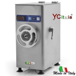 Tritacarne refrigerato inox, bocca 22 cm