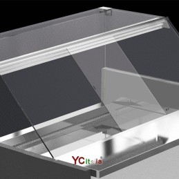 Vetrina macelleria 1520 vetri dritti|Banchi espositivi con refrigerazione statica