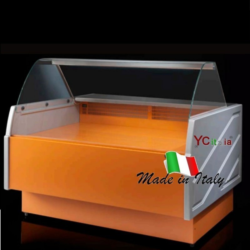 Bancone L1520 vetri curvi per carne