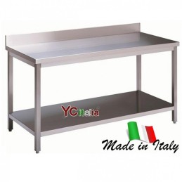 Tavolo inox aperto con...