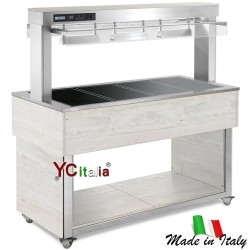 Buffet riscaldato centrale Brown