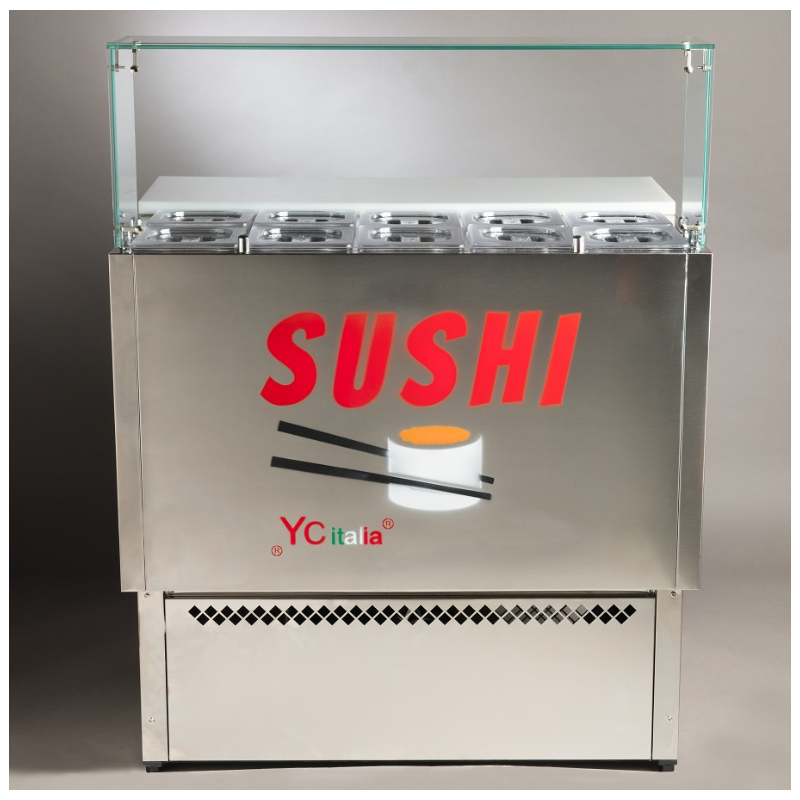 Banco refrigerato preparazione sushi