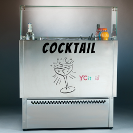 Postazione per cocktail refrigerata