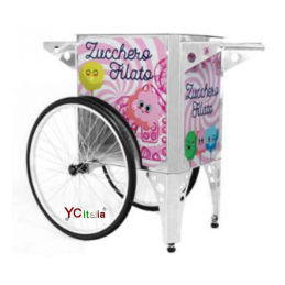 Carrettino per macchina zucchero filato|Carretti Street Food