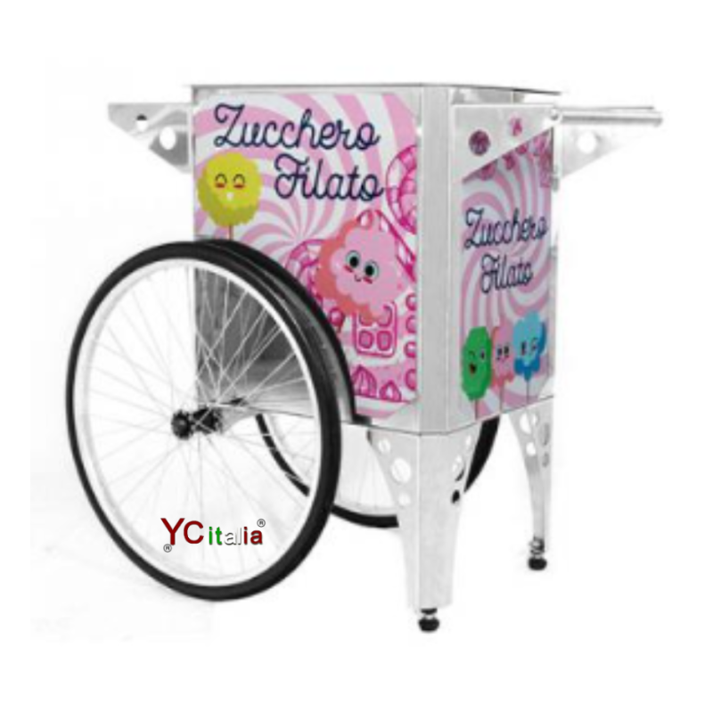 Carrettino per macchina zucchero filato|Carretti Street Food