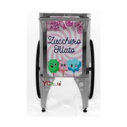 Carrettino per macchina zucchero filato|Carretti Street Food