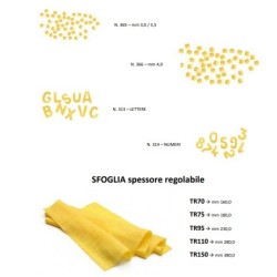 Macchina per pasta fresca tr75|Macchine per Pasta Fresca Professionale