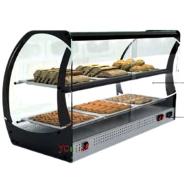 Vetrina calda da appoggio 1110x510x635h|Vetrine riscaldate da banco a 2 piani