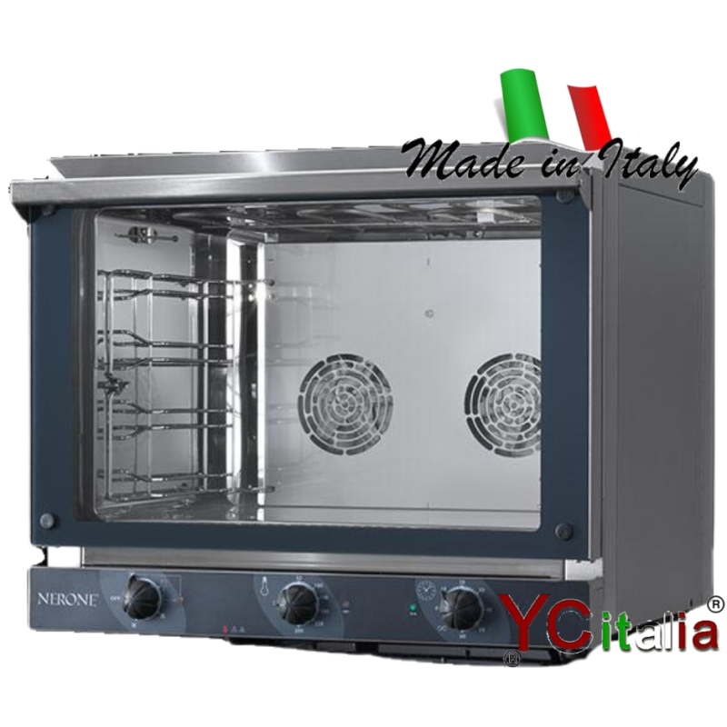 Forno meccanico 4 teglie/griglie GN 1/1 a convezione e grill