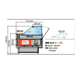 copy of Banco espositore neutro vetro dritto