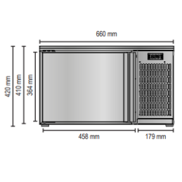 Cellule de refroidssement et surgélation 3 niveaux - 40°C GN 1/1 ou 60x40