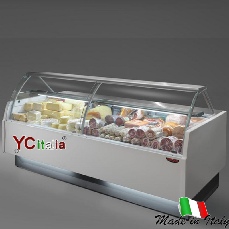 Espositore refrigerato L2480 x P1175 x H1243 vetri curvi2.916,90 €3.241,00 €Vetrine profondità 1100 ventilateF.A.R.H. Snc Di Bottacin Antonio & C